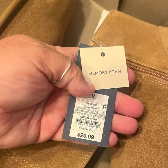 Universal Thread Light Brown Memory Foam Boots - Picture 5 of 6